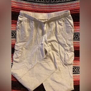 Koolaburra cargo knit drawstring pants- SZ med-waist 16” elastic- inseam- 27”